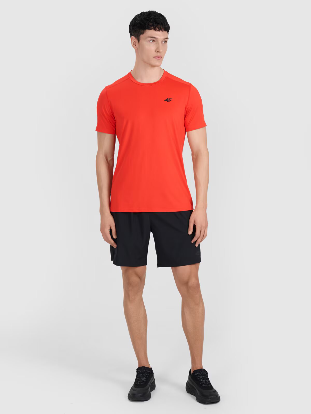 4F Tricou de antrenament cu uscare rapidă pentru bărbați - roșu XXL