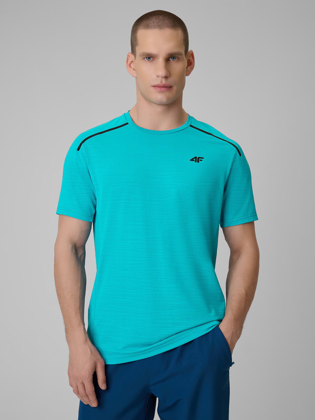 4F Tricou de antrenament cu uscare rapidă pentru bărbați - XL