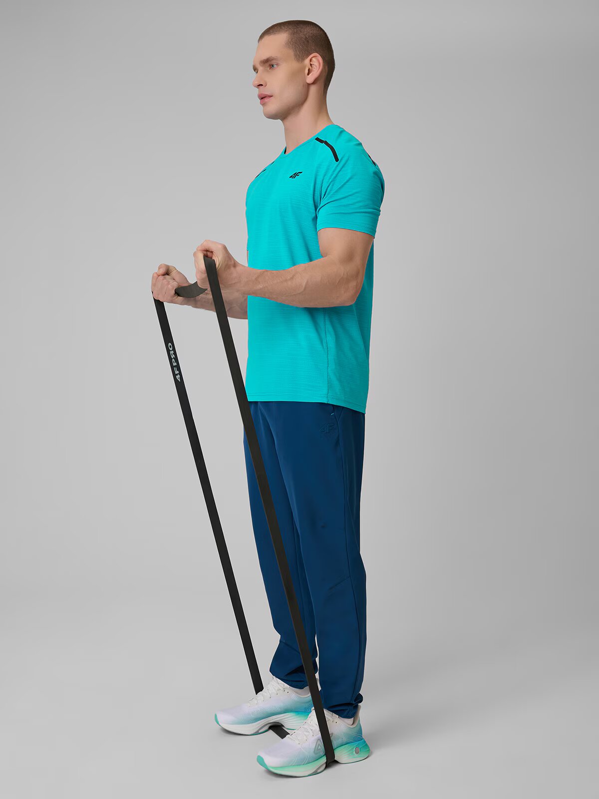 4F Tricou de antrenament cu uscare rapidă pentru bărbați - XL