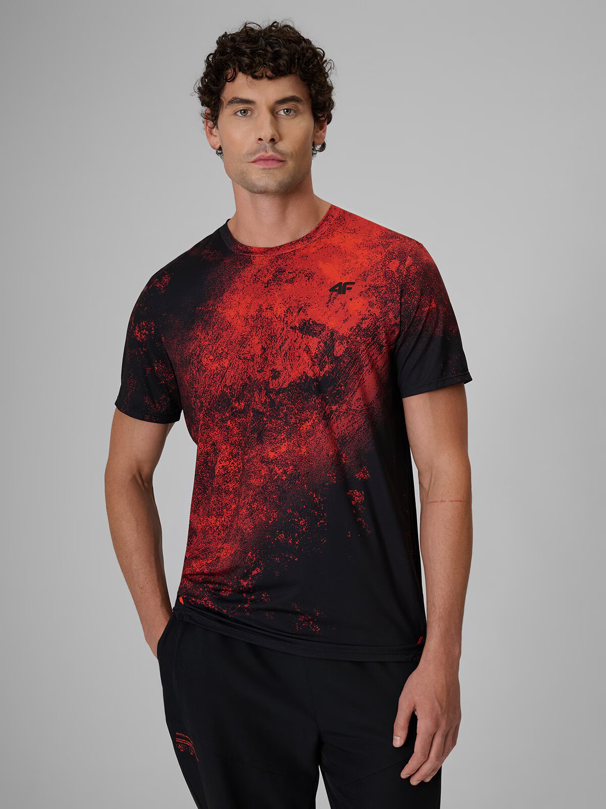 4F Tricou de antrenament cu uscare rapidă pentru bărbați - 3XL