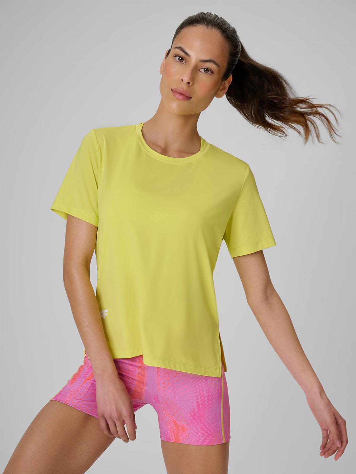 4F Tricou de antrenament loose cu uscare rapidă damă - XL