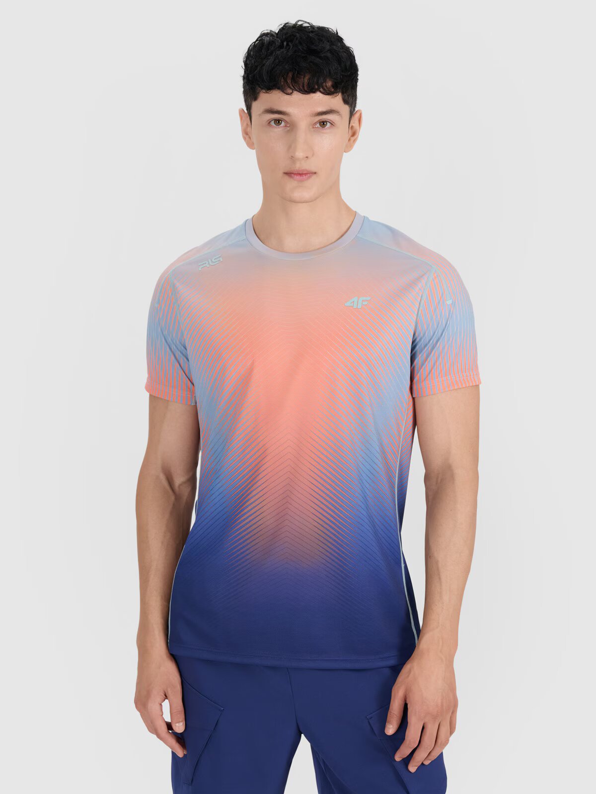 4F Tricou de antrenament regular cu uscare rapidă pentru bărbați x Robert Lewandowski - XXL