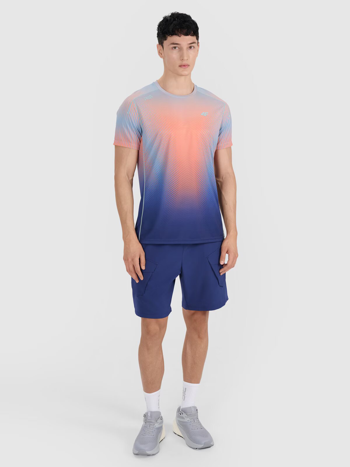 4F Tricou de antrenament regular cu uscare rapidă pentru bărbați x Robert Lewandowski - XXL