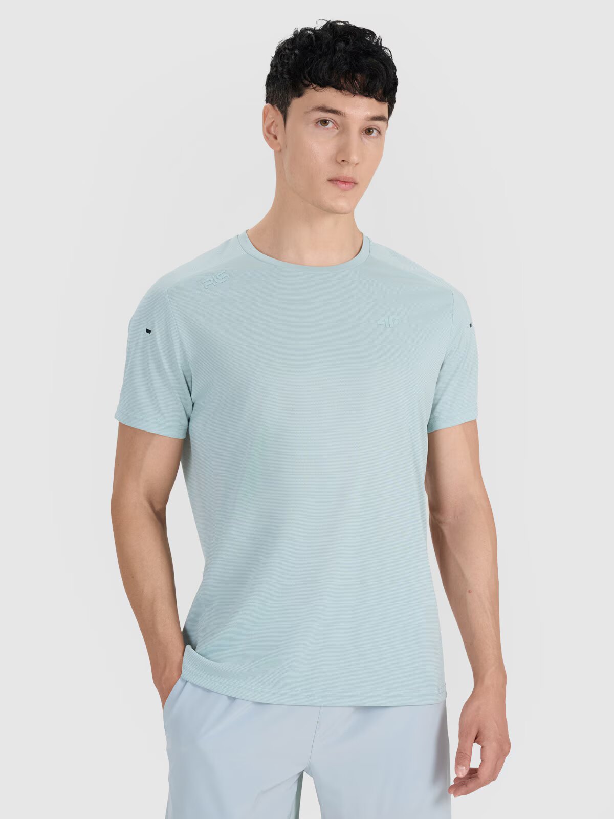 4F Tricou de antrenament regular cu uscare rapidă pentru bărbați x Robert Lewandowski - XXL