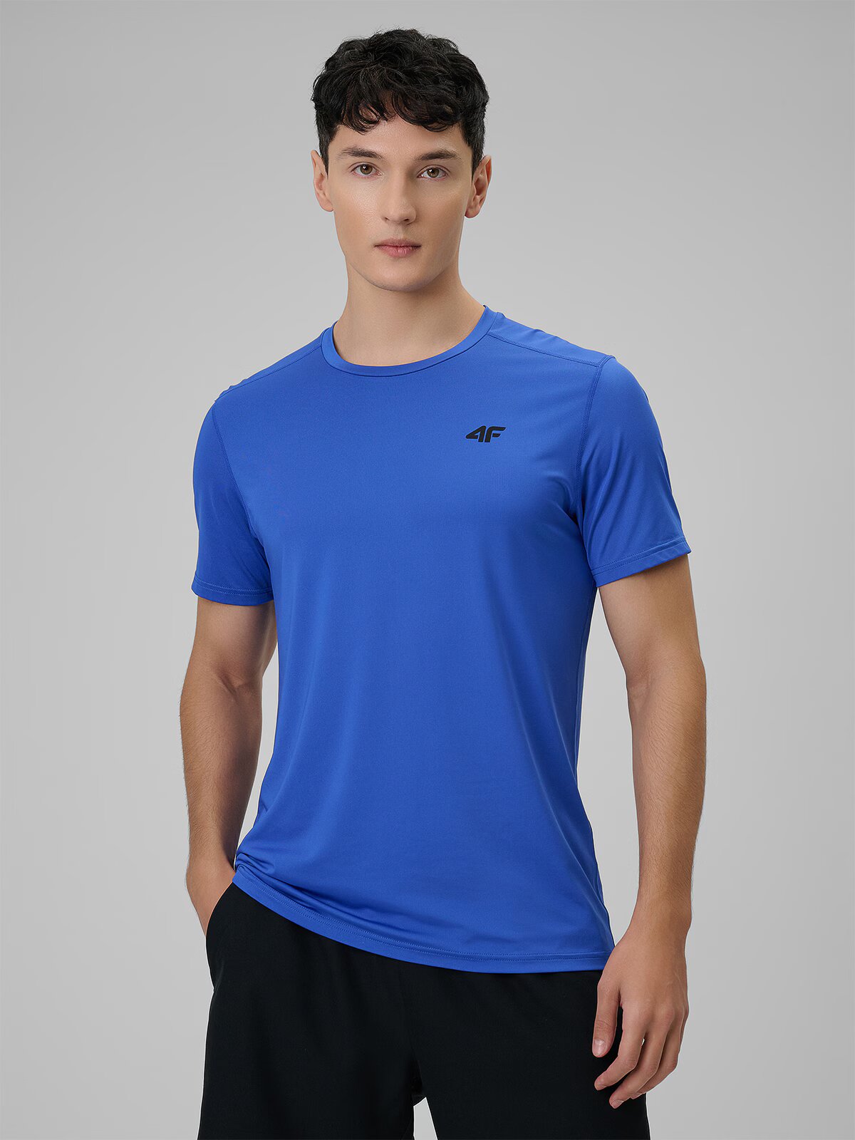 4F Tricou de antrenament regular cu uscare rapidă pentru bărbați - L