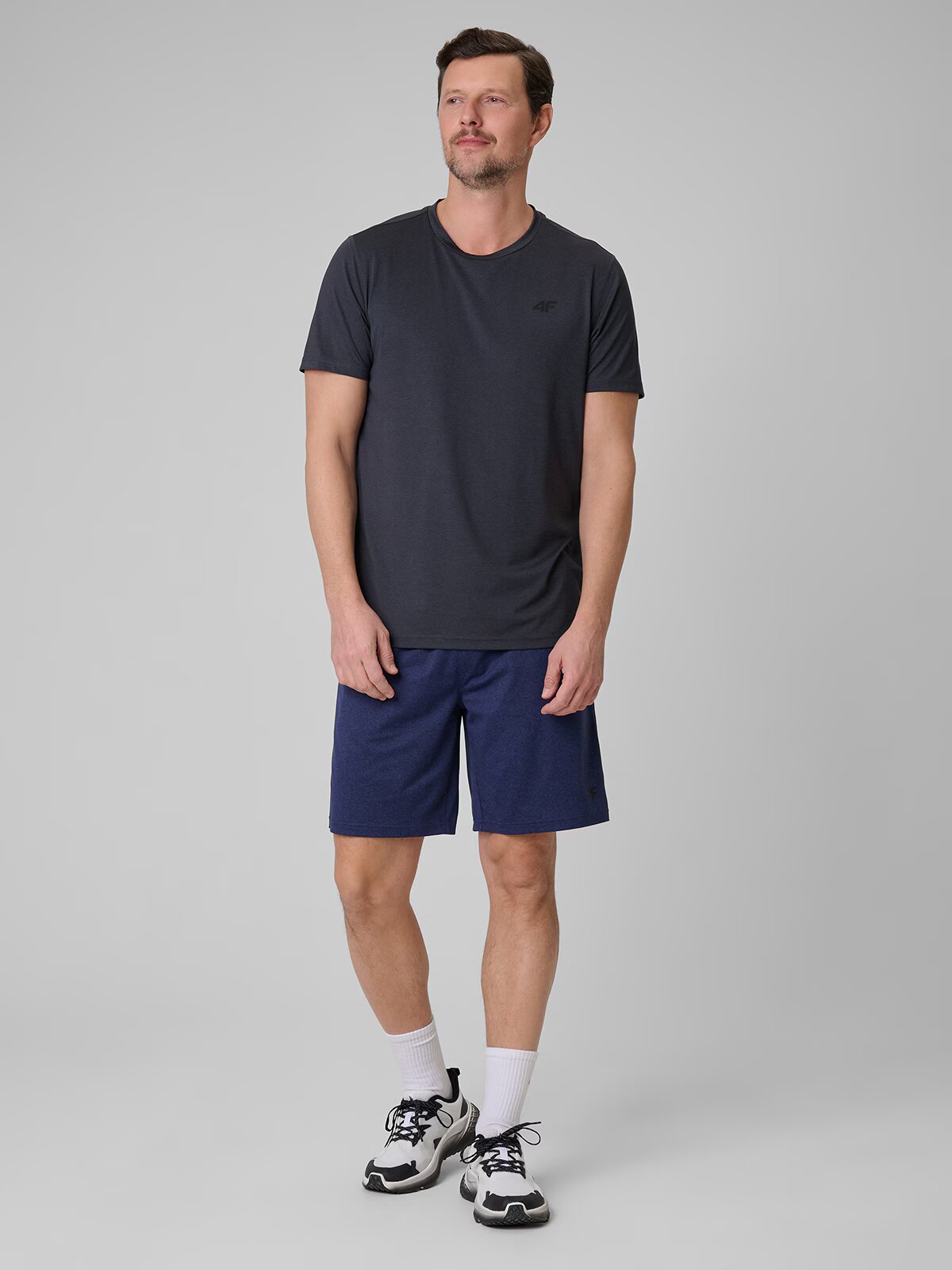 4F Tricou de antrenament regular cu uscare rapidă pentru bărbați - XL