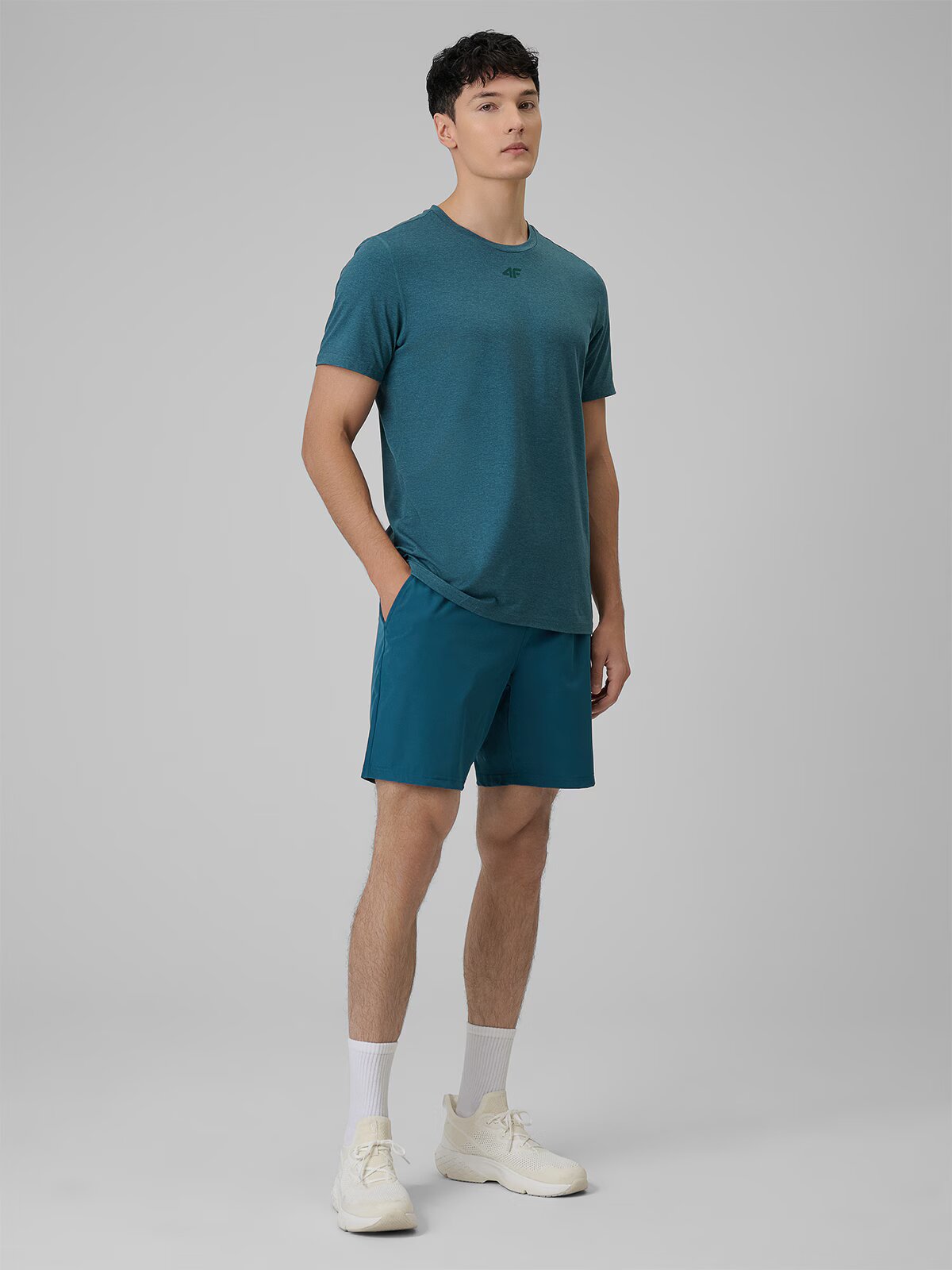 4F Tricou de antrenament regular cu uscare rapidă pentru bărbați - 3XL