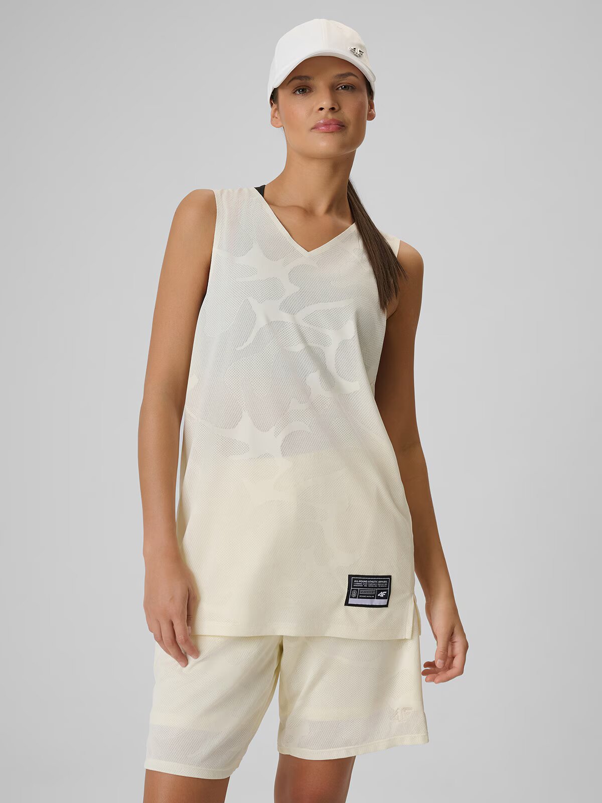 4F Tricou de baschet loose cu uscare rapidă unisex - L