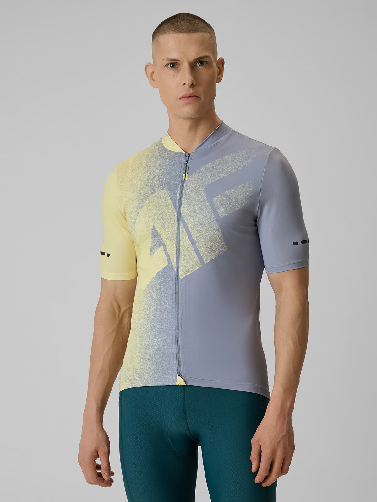 4F Tricou de ciclism pentru bărbați cu protecție UPF50+ - M
