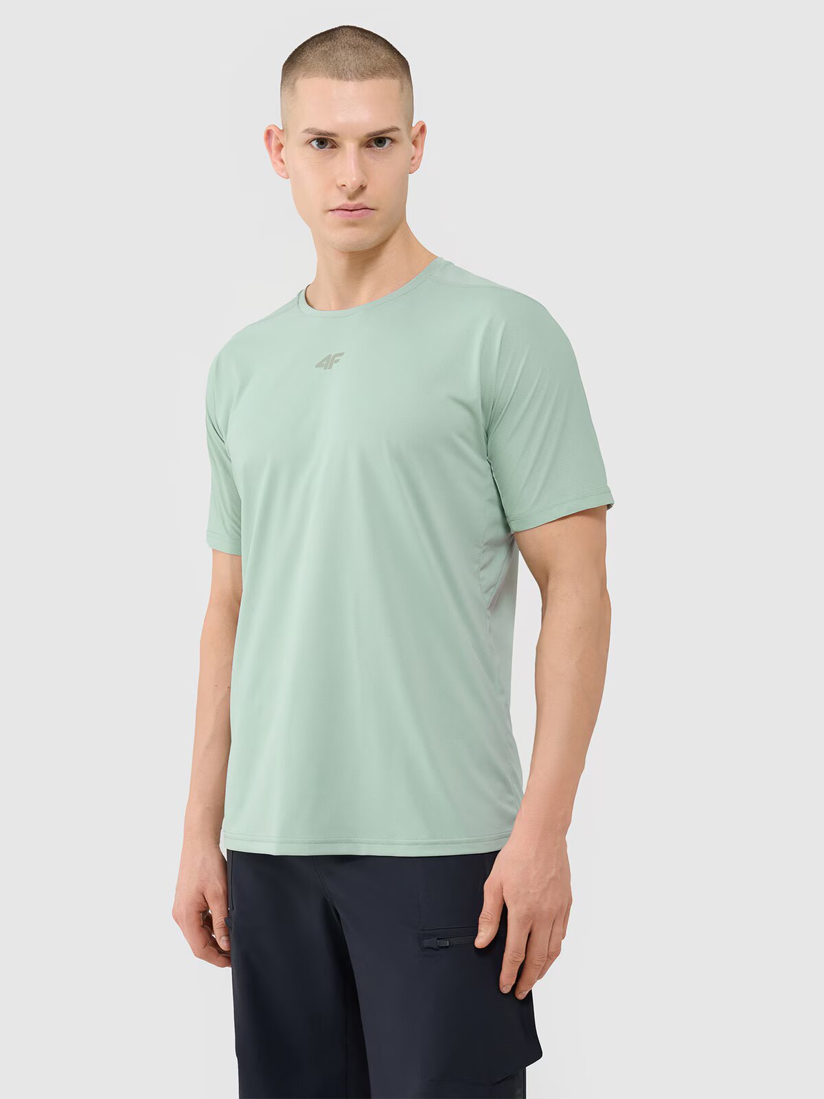 4F Tricou de ciclism pentru bărbați - verde XXL