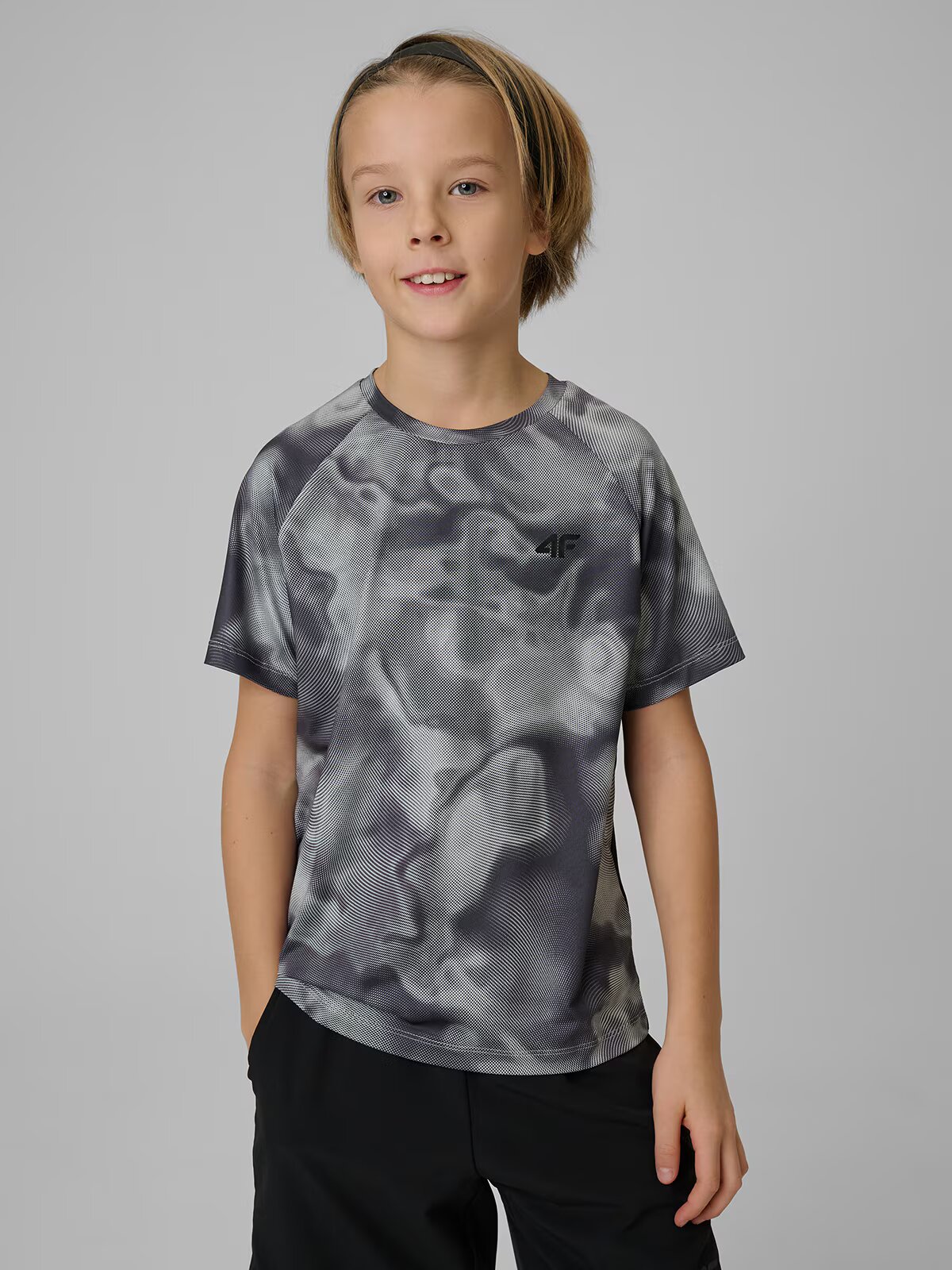 4F Tricou de sport cu uscare rapidă pentru băieți - 122/128 (6-8 ani)