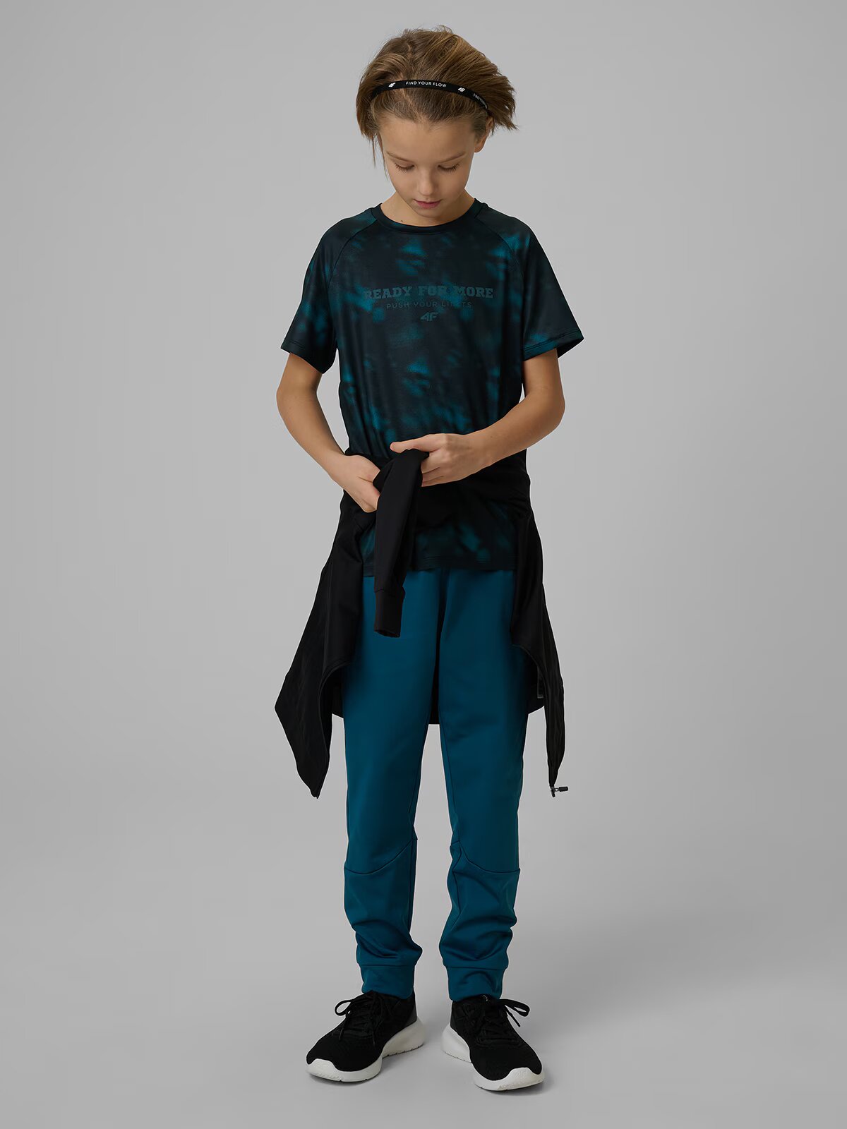 4F Tricou de sport cu uscare rapidă pentru băieți - 134/140 (8-10 ani)