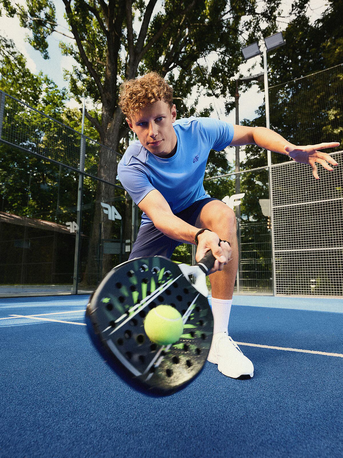 4F Tricou de tenis cu uscare rapidă pentru bărbați - M