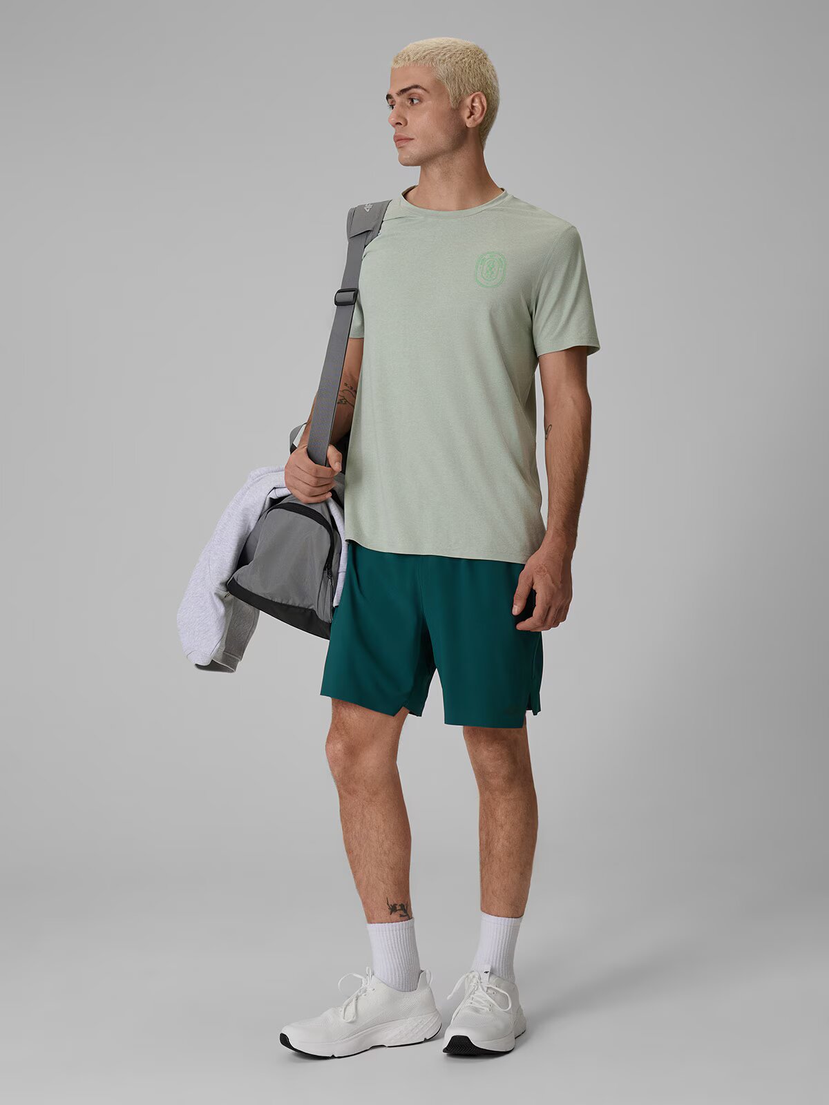 4F Tricou de tenis regular cu uscare rapidă pentru bărbați - L