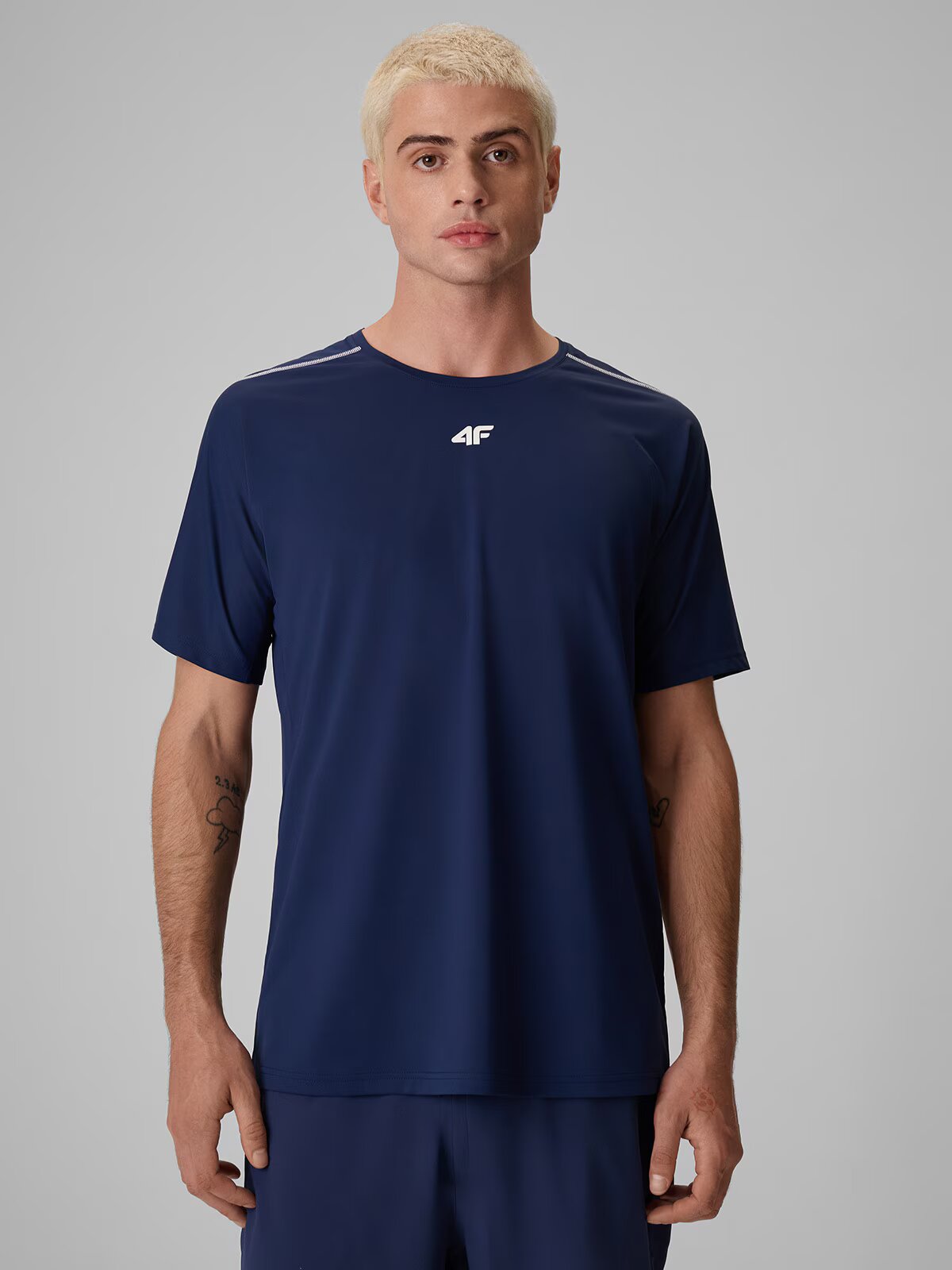 4F Tricou de tenis regular cu uscare rapidă pentru bărbați - M