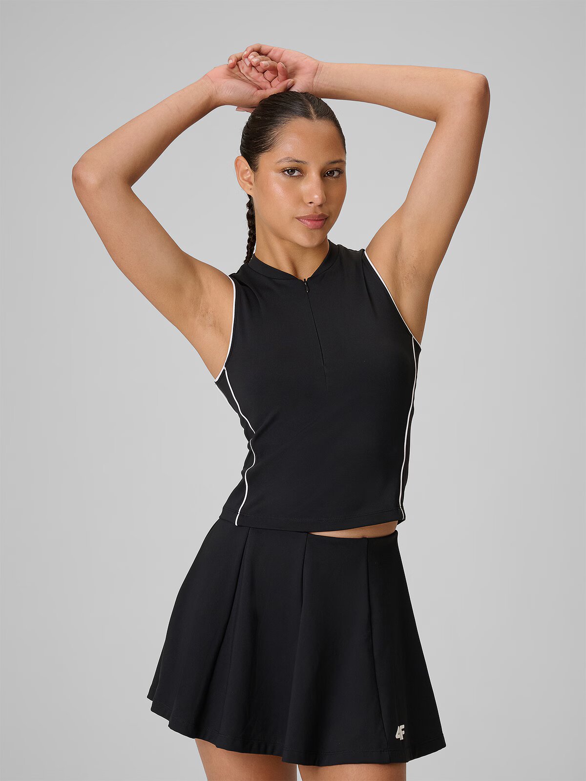 4F Tricou fără mâneci de tenis cu uscare rapidă pentru femei - S