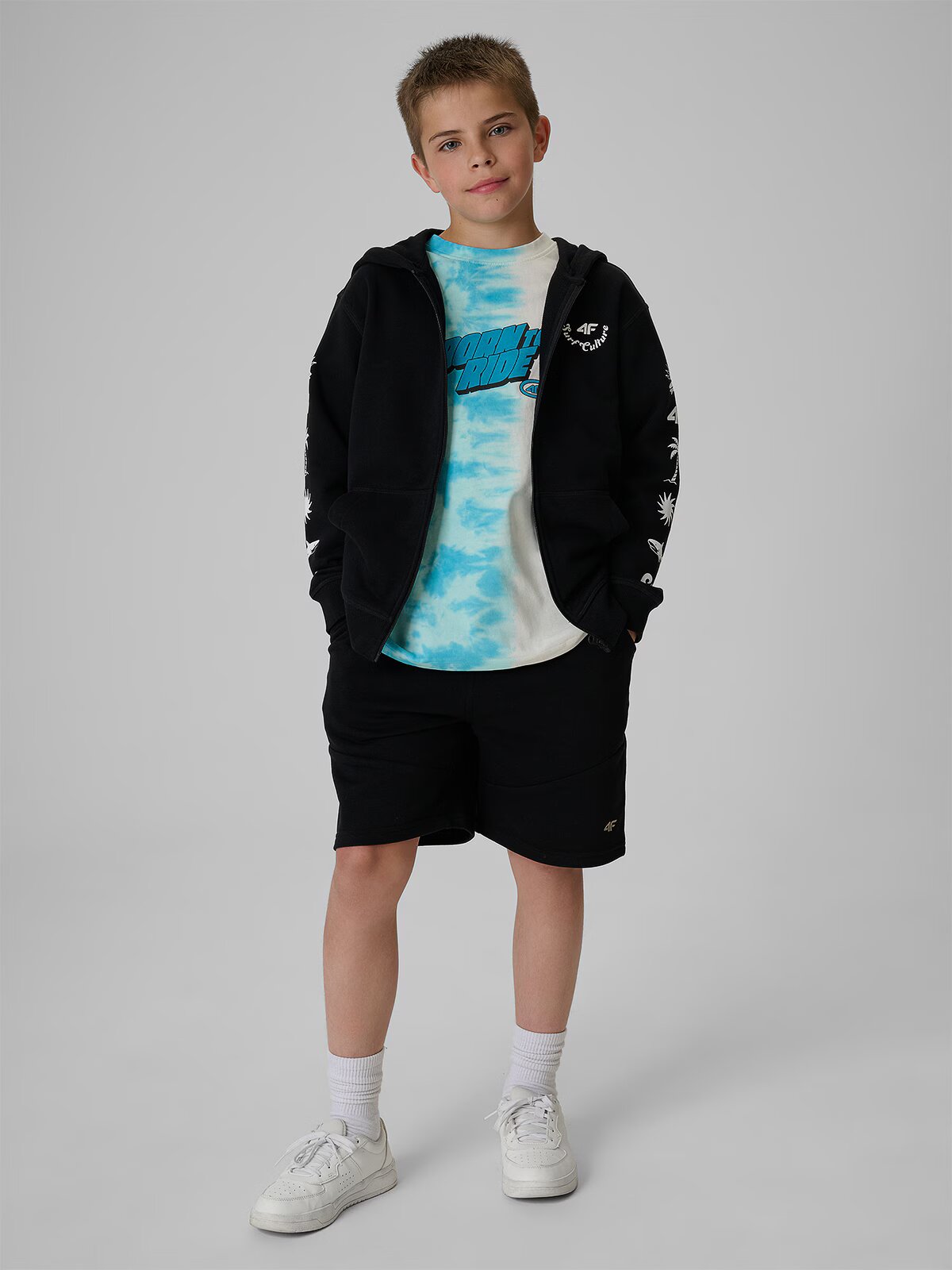 4F Tricou loose cu imprimeu băieți - 146/152 (10-12 ani)