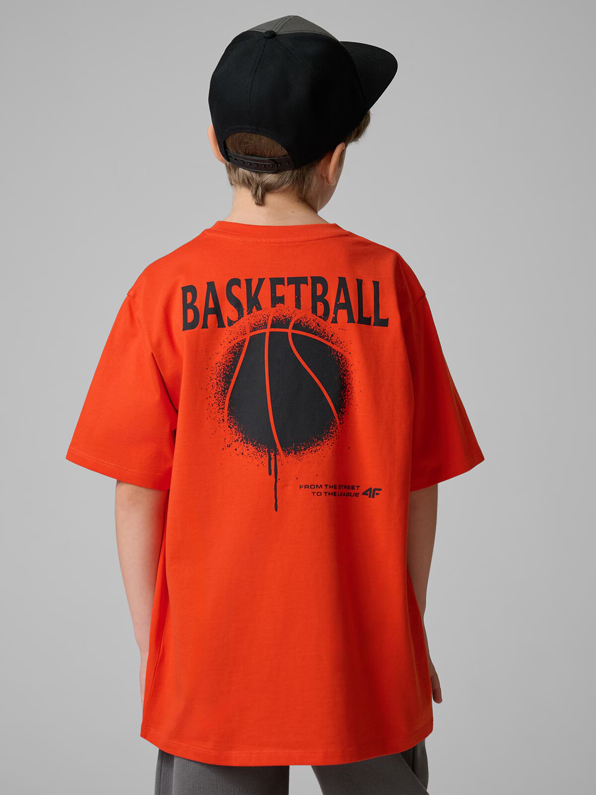 4F Tricou loose cu imprimeu băieți - 134/140 (8-10 ani)