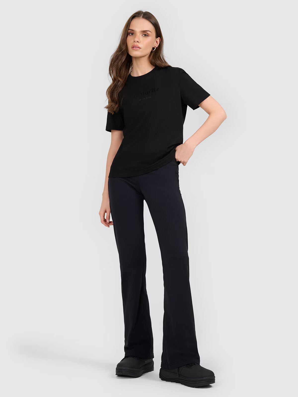 4F Tricou loose cu imprimeu pentru femei - S