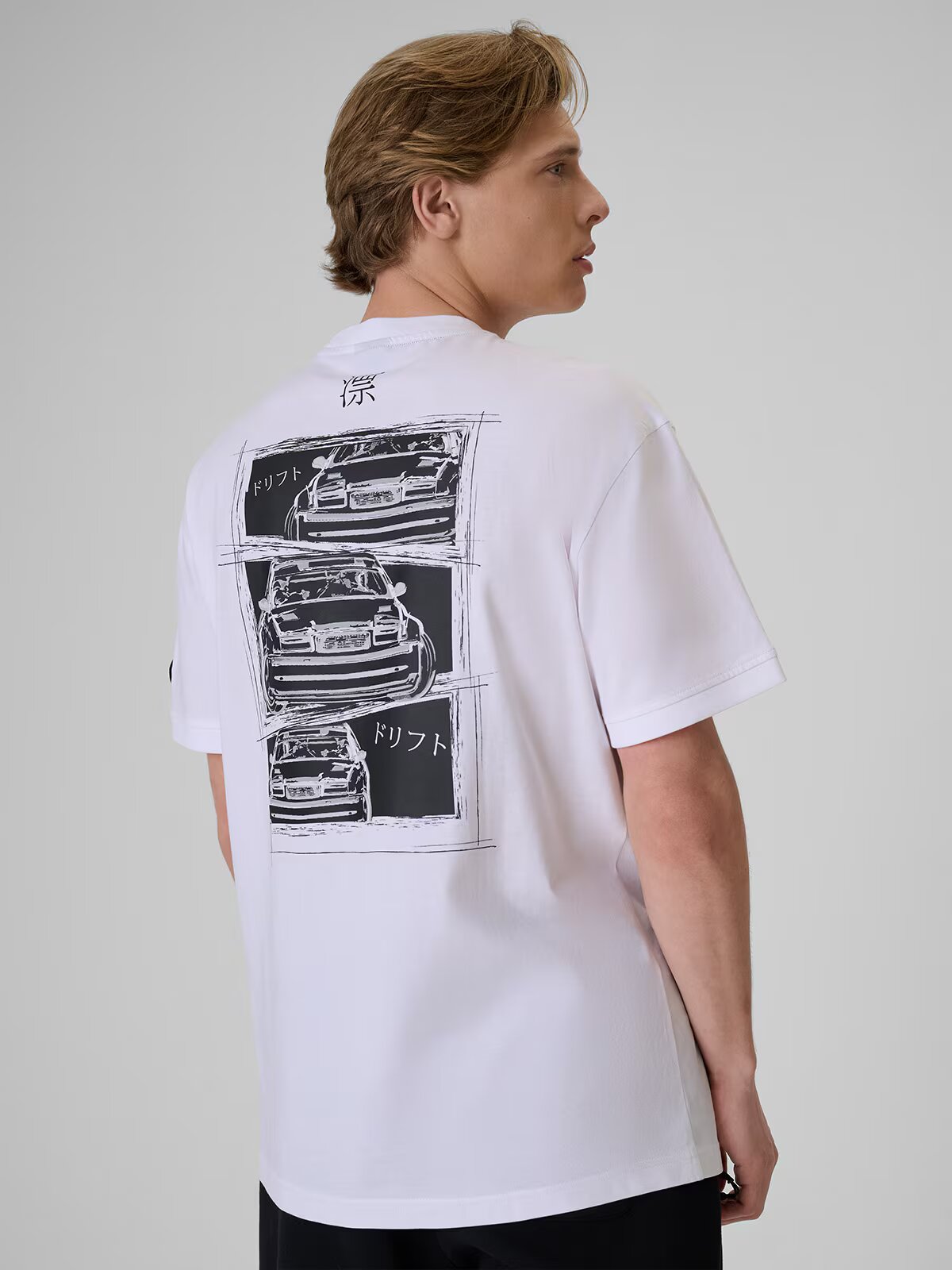 4F Tricou loose cu imprimeu unisex x Drift Masters - 3XL