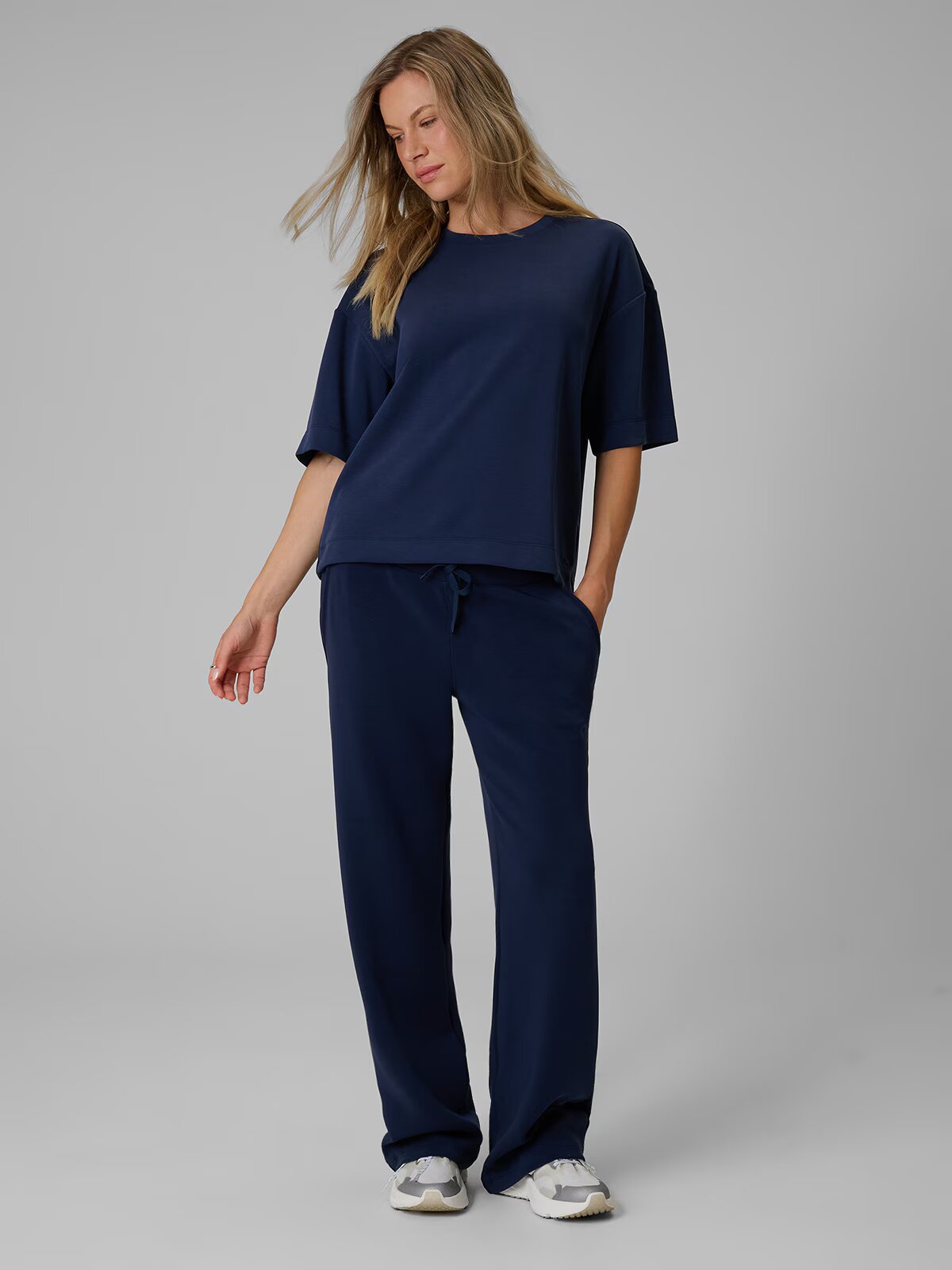 4F Tricou loose cu modal pentru femei - L