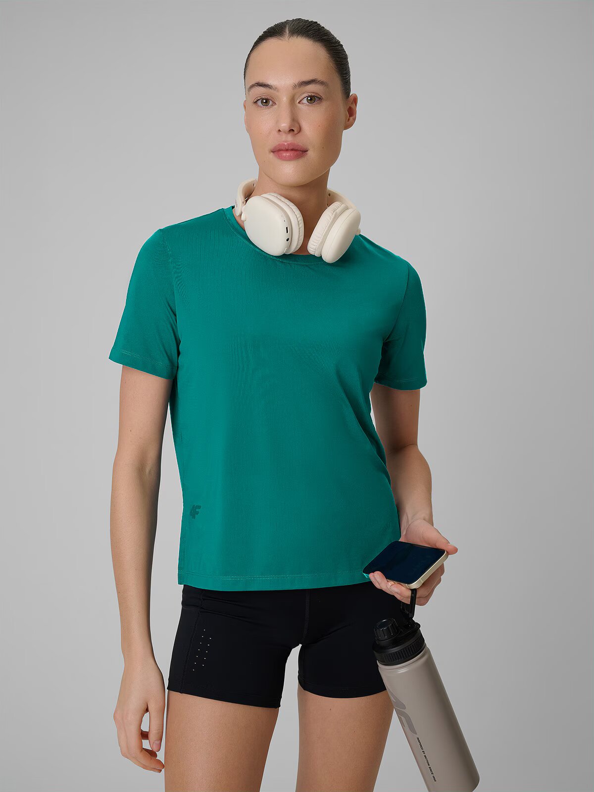4F Tricou loose de antrenament cu uscare rapidă pentru femei - XS