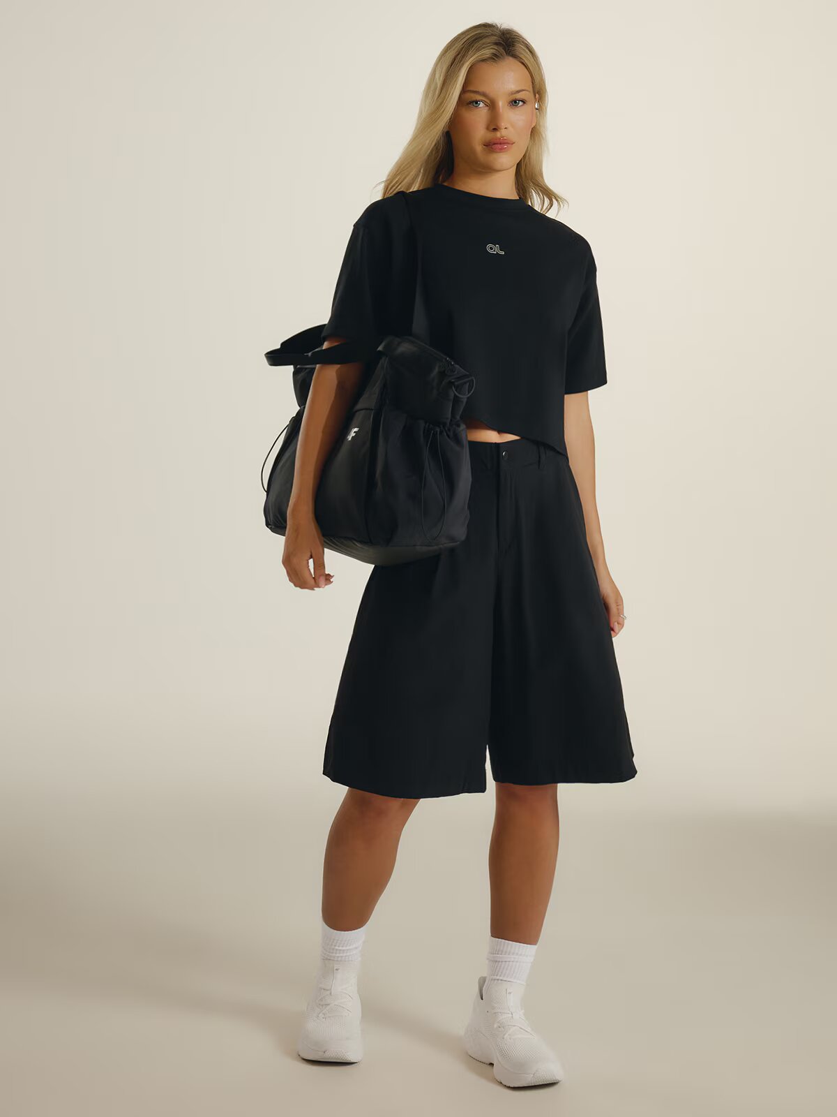 4F Tricou loose simplu pentru femei | Anna Lewandowska - XS