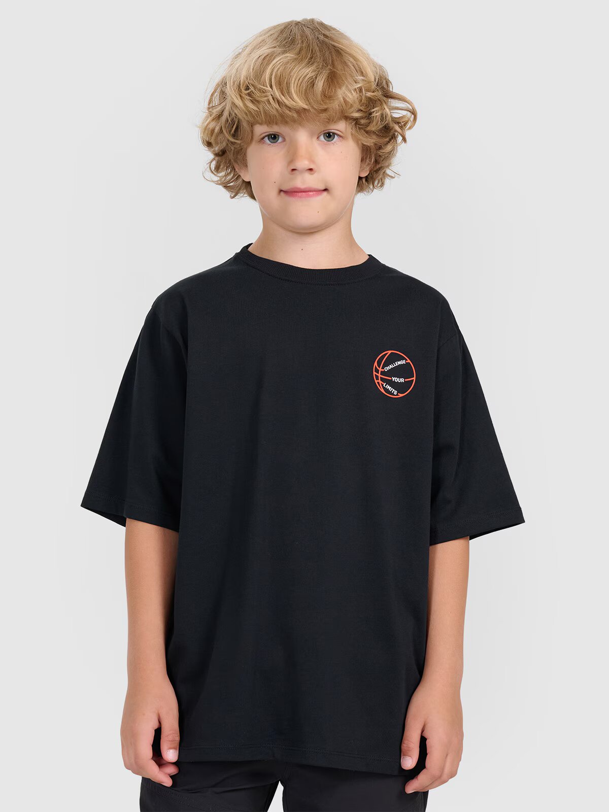 4F Tricou oversize cu imprimeu pentru băieți - 122