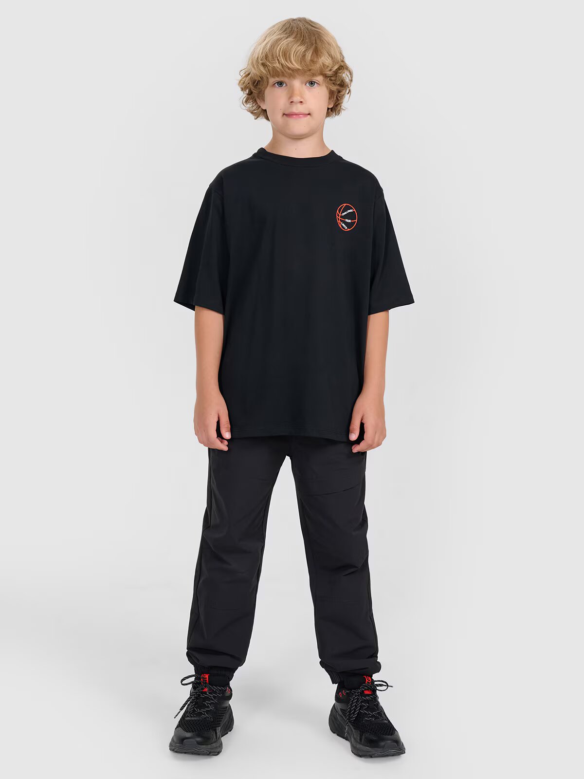 4F Tricou oversize cu imprimeu pentru băieți - 122