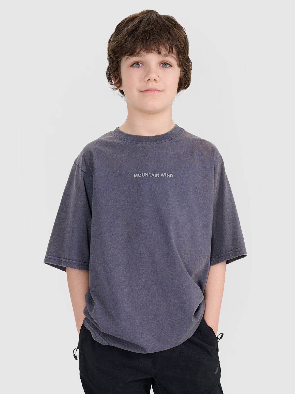 4F Tricou oversize cu imprimeu pentru băieți - 122