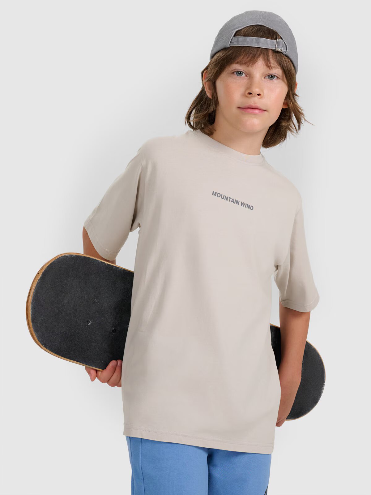 4F Tricou oversize cu imprimeu pentru băieți - 140
