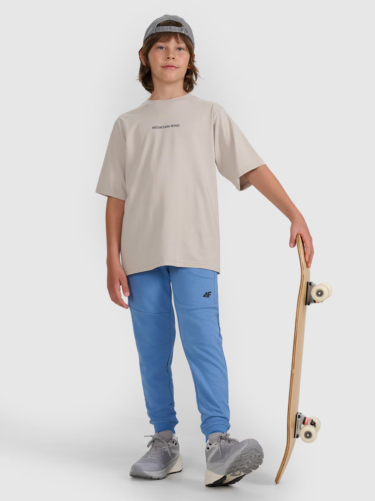 4F Tricou oversize cu imprimeu pentru băieți - 140