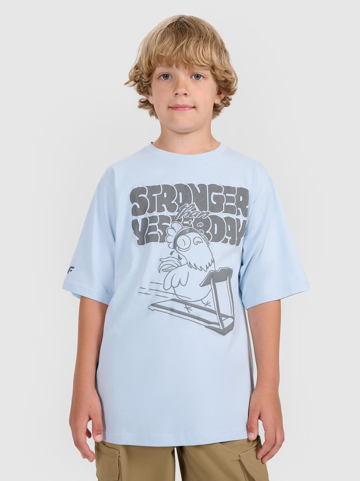 4F Tricou oversize cu imprimeu pentru băieți - 158