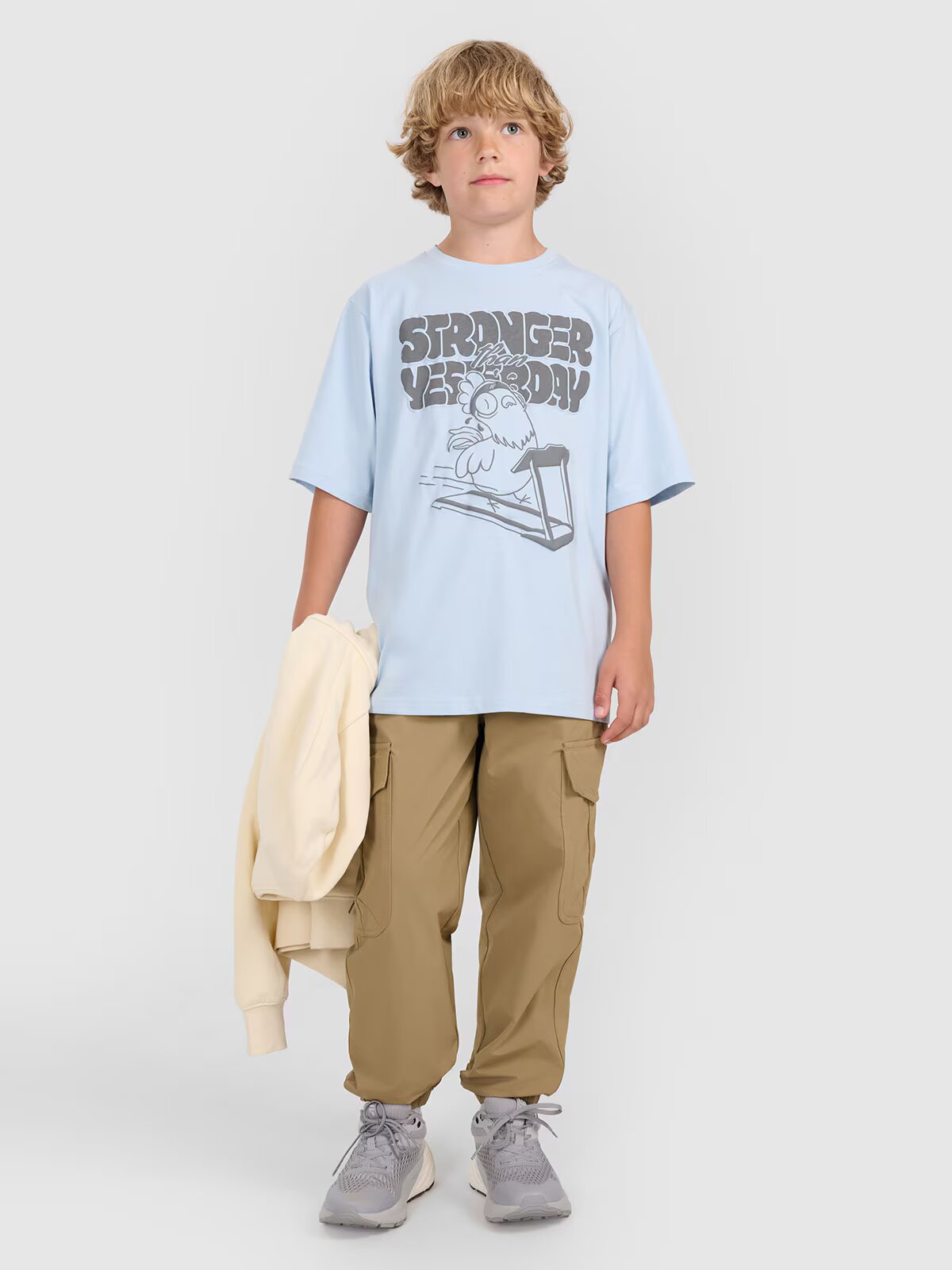 4F Tricou oversize cu imprimeu pentru băieți - 158