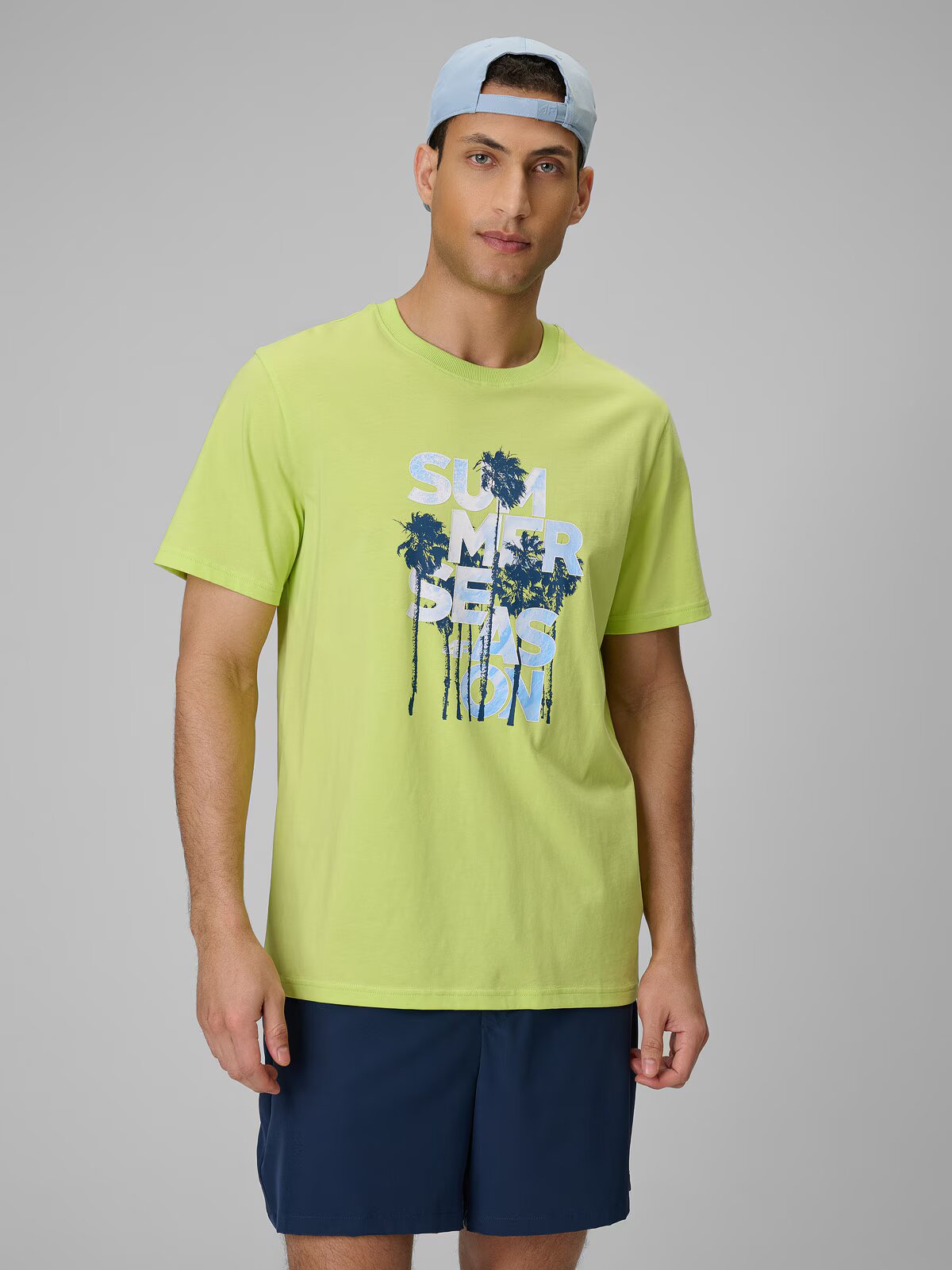 4F Tricou oversize cu imprimeu pentru bărbați - S