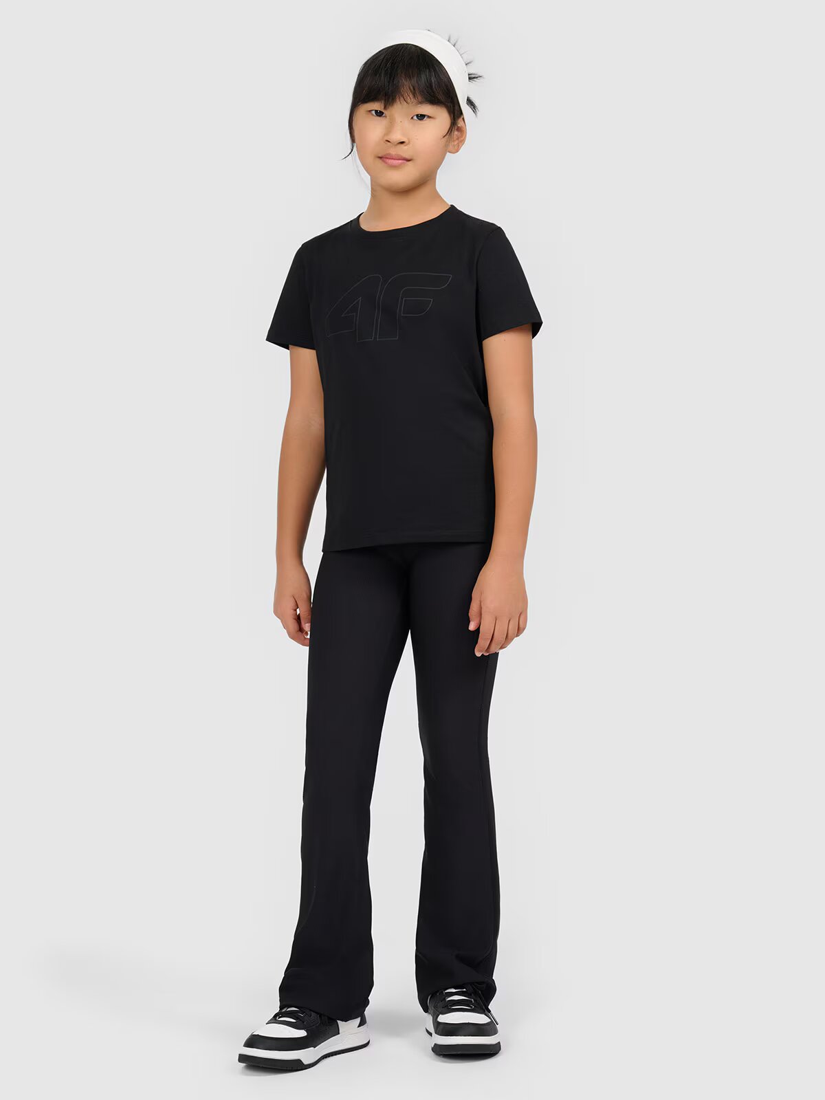 4F Tricou oversize cu imprimeu pentru fete - 146