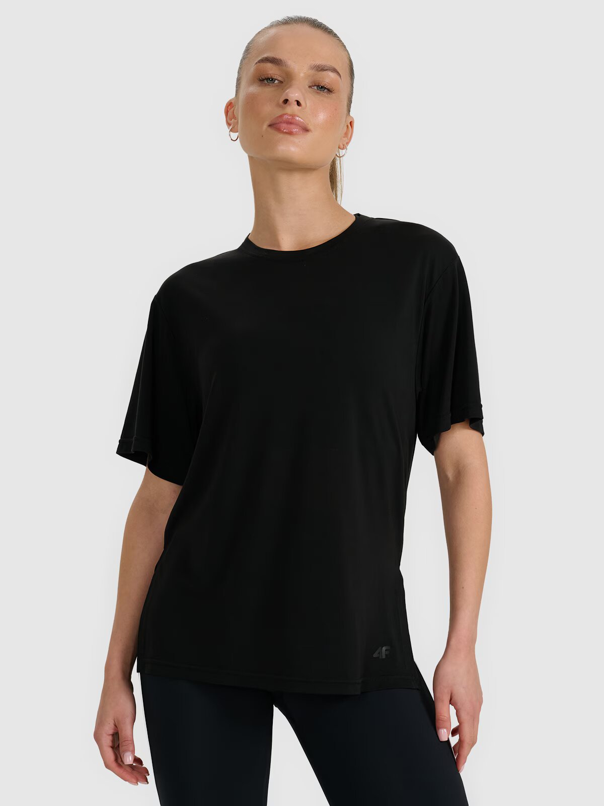 4F Tricou oversize cu modal pentru femei - XS
