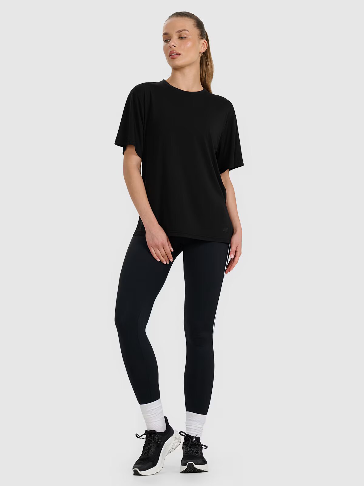 4F Tricou oversize cu modal pentru femei - XS