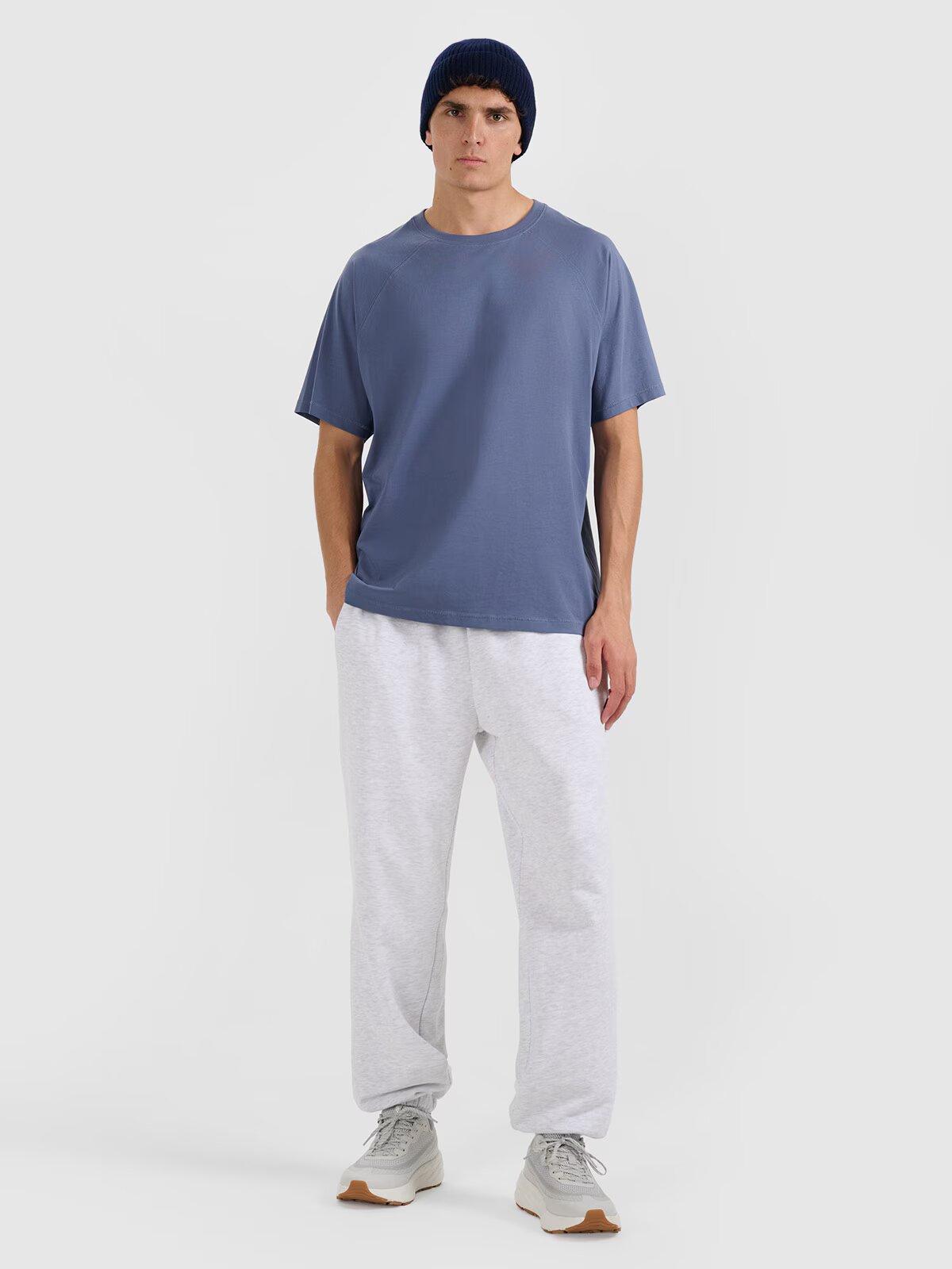 4F Tricou oversize unicolor pentru bărbați - S