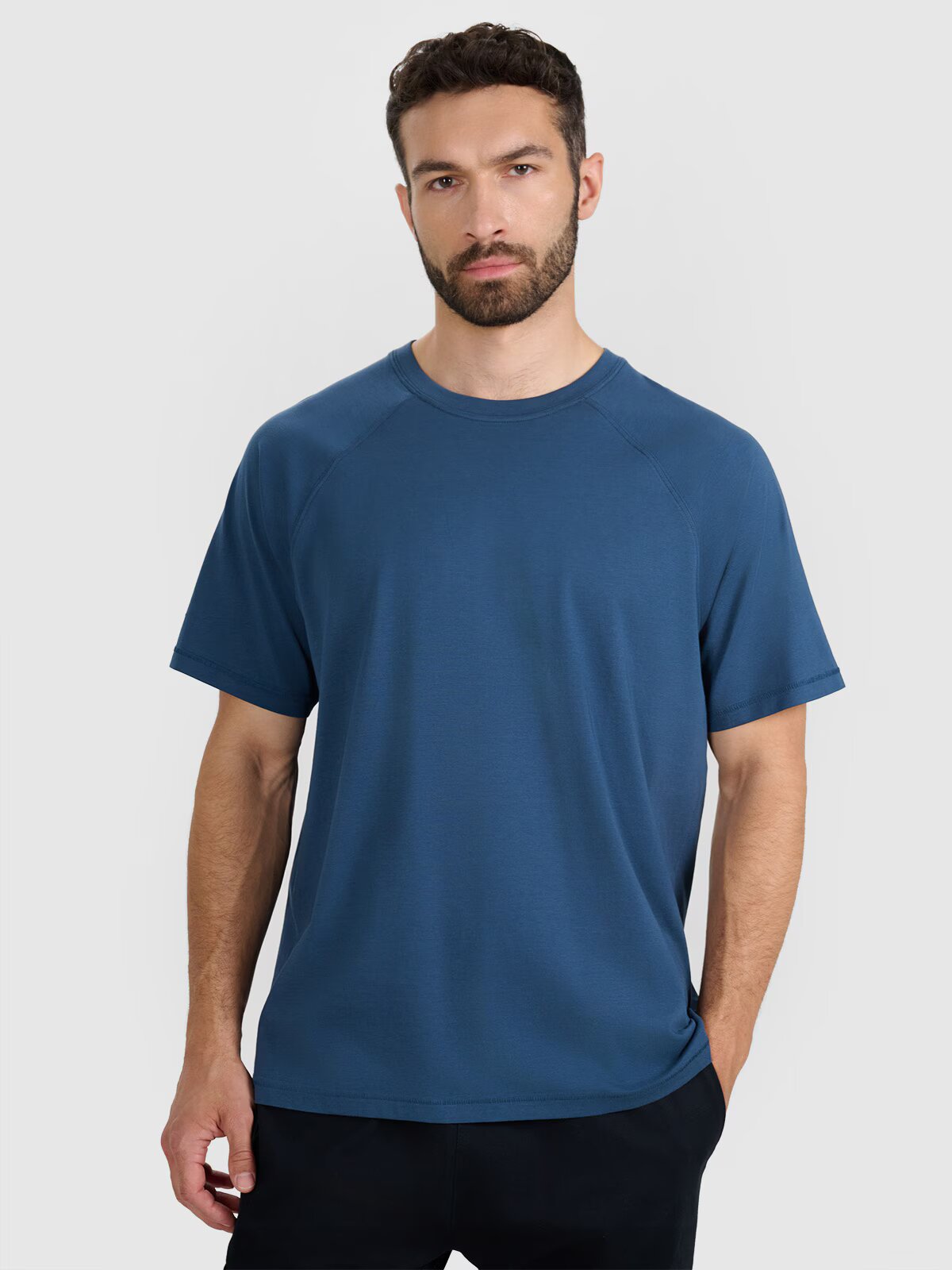 4F Tricou oversize unicolor pentru bărbați - S