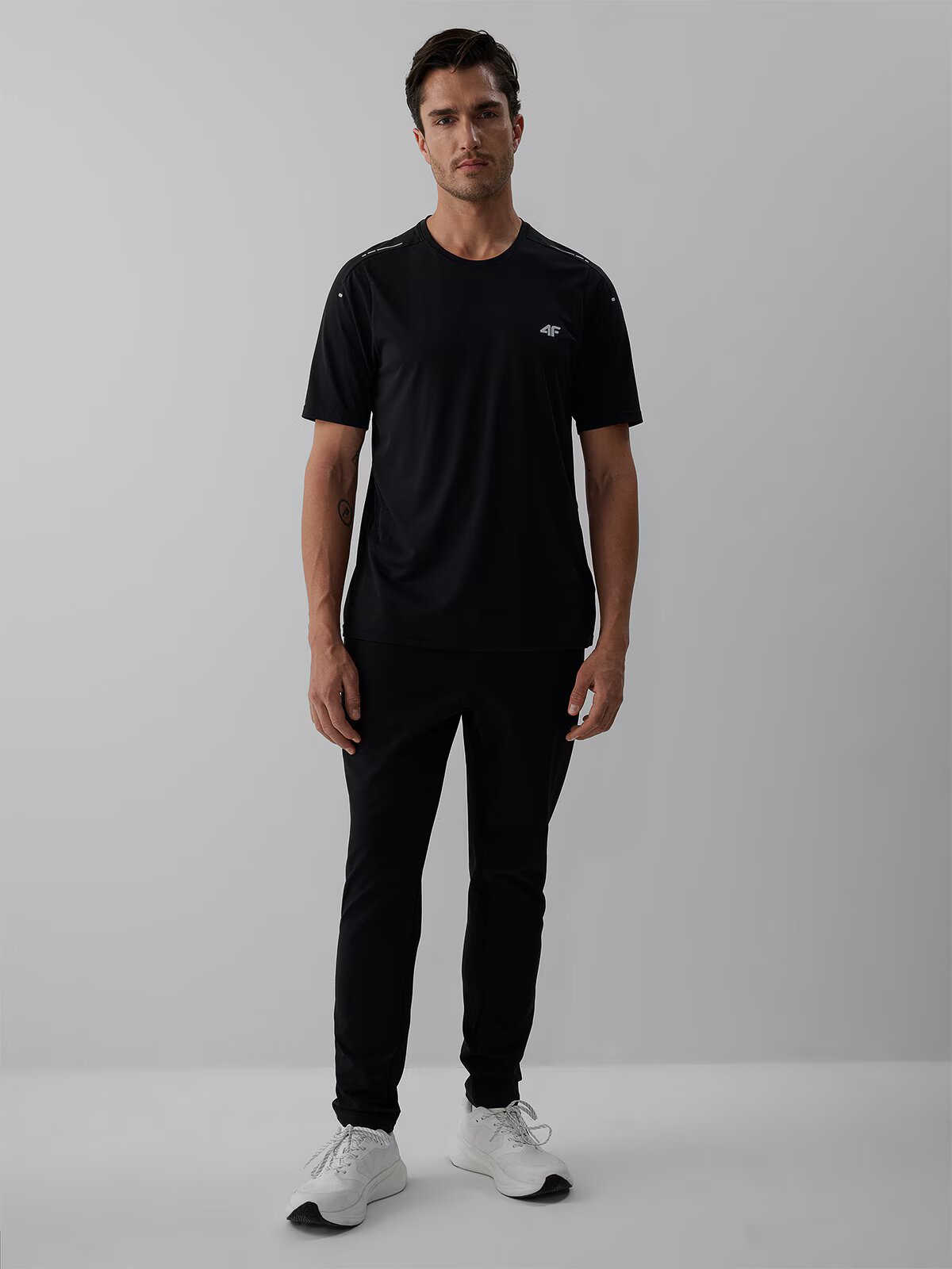 4F Tricou pentru alergare cu uscare rapidă pentru bărbați - XL