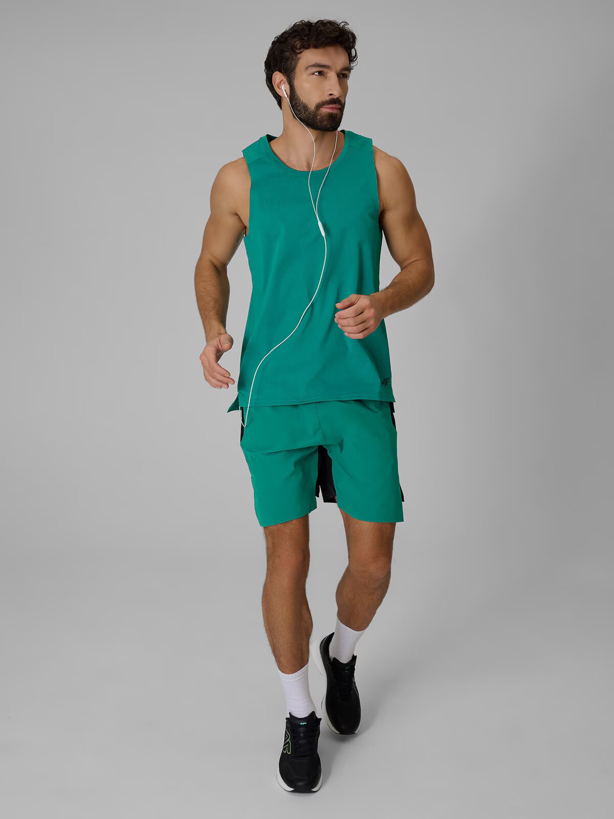 4F Tricou pentru alergare regular cu uscare rapidă pentru bărbați - S