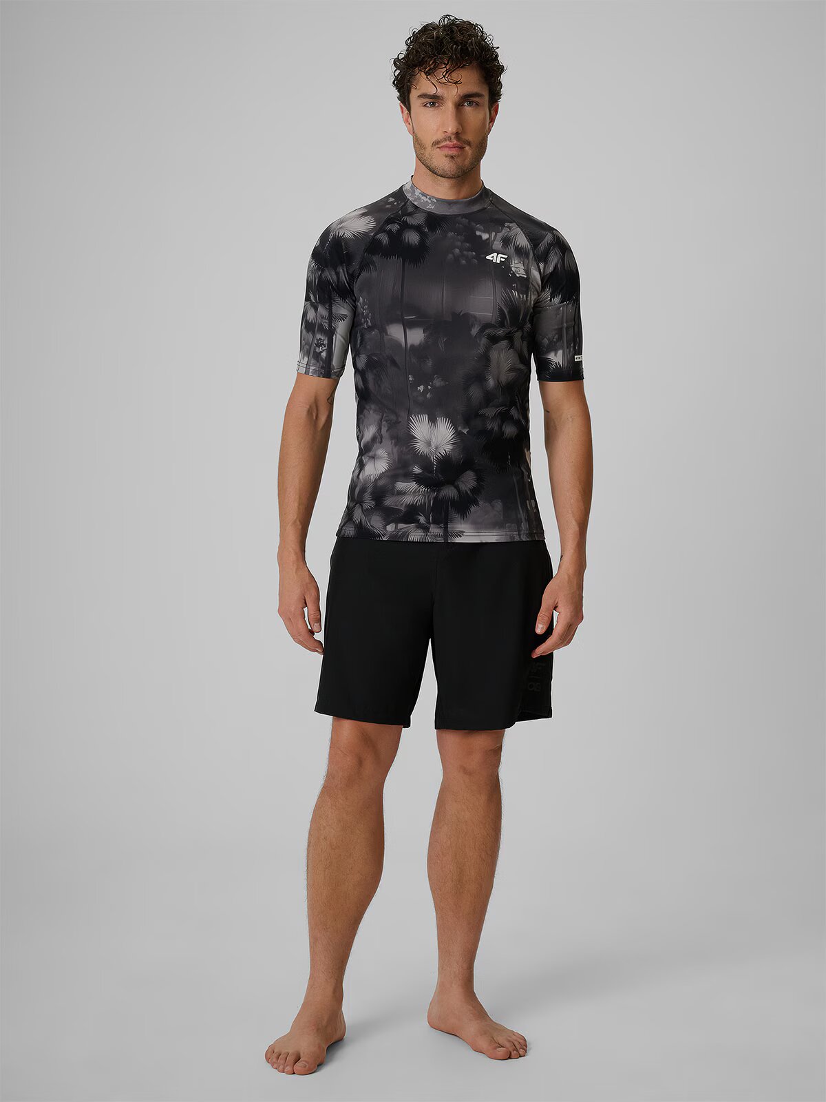 4F Tricou pentru sporturi acvatice cu imprimeu pentru bărbați - XL