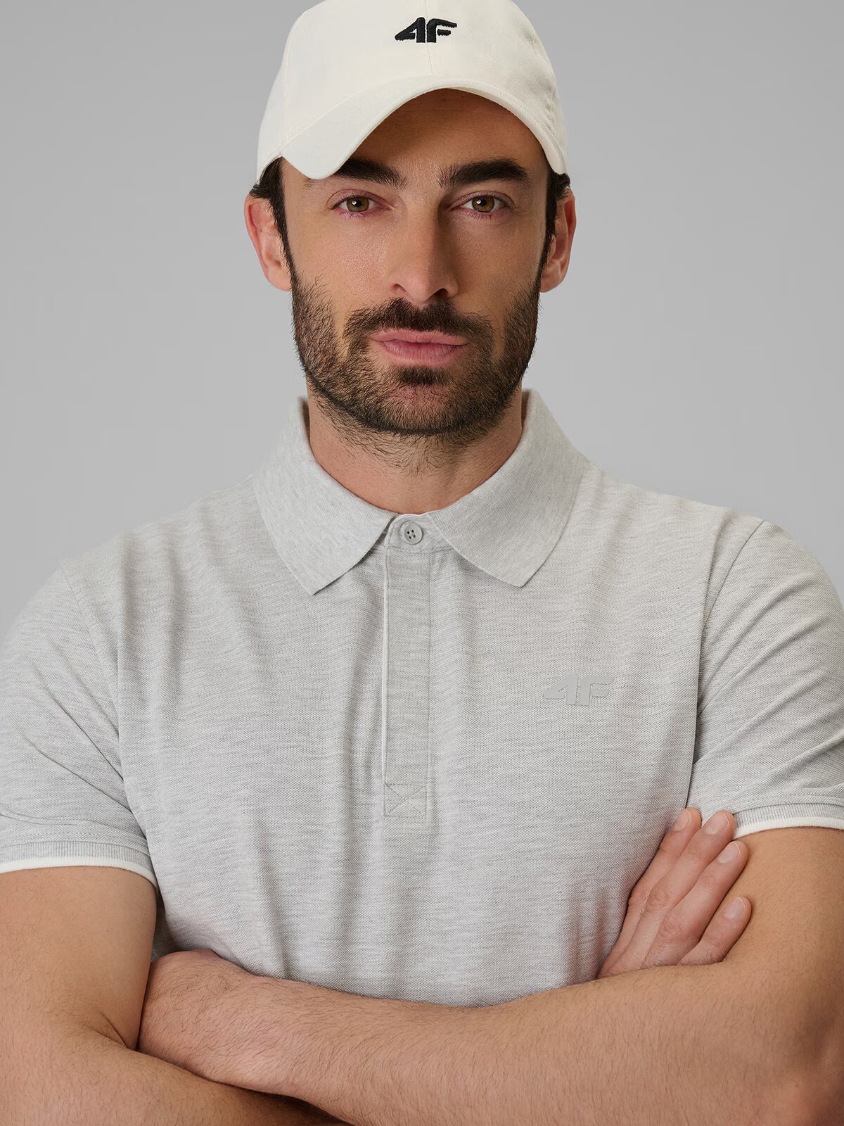 4F Tricou polo regular bărbați - S