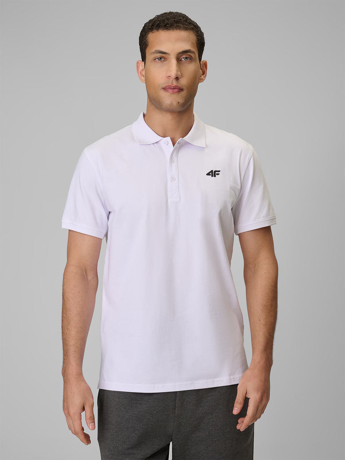 4F Tricou polo regular bărbați - M