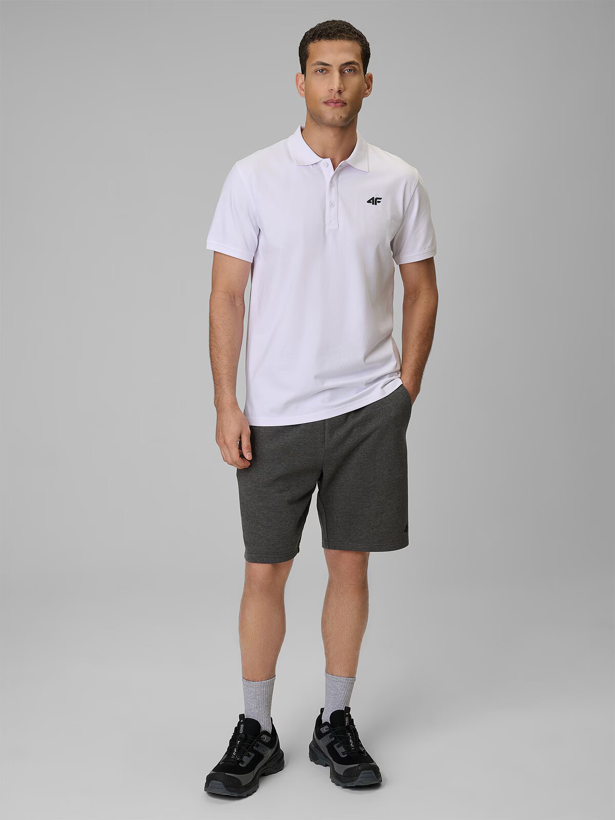 4F Tricou polo regular bărbați - M