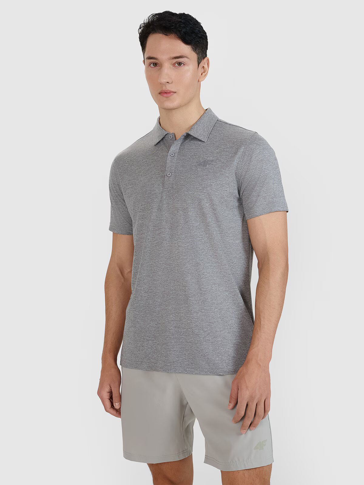 4F Tricou polo regular cu uscare rapidă pentru bărbați - S
