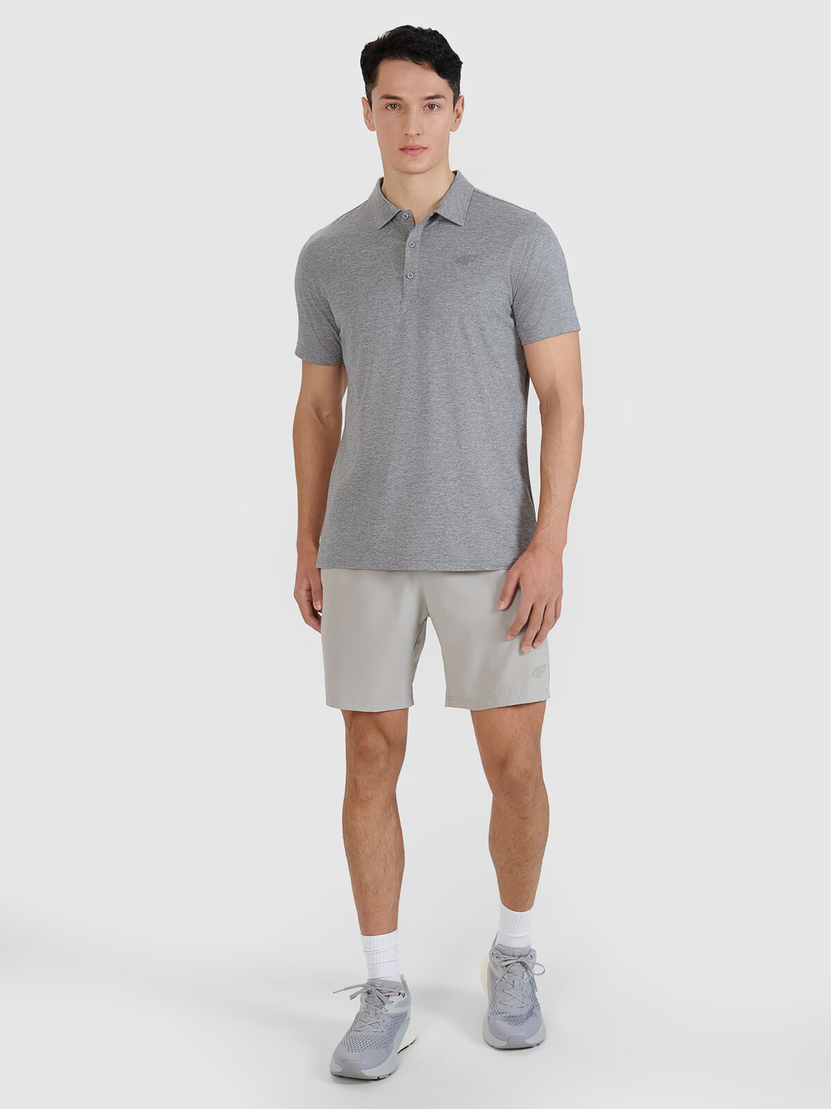4F Tricou polo regular cu uscare rapidă pentru bărbați - S