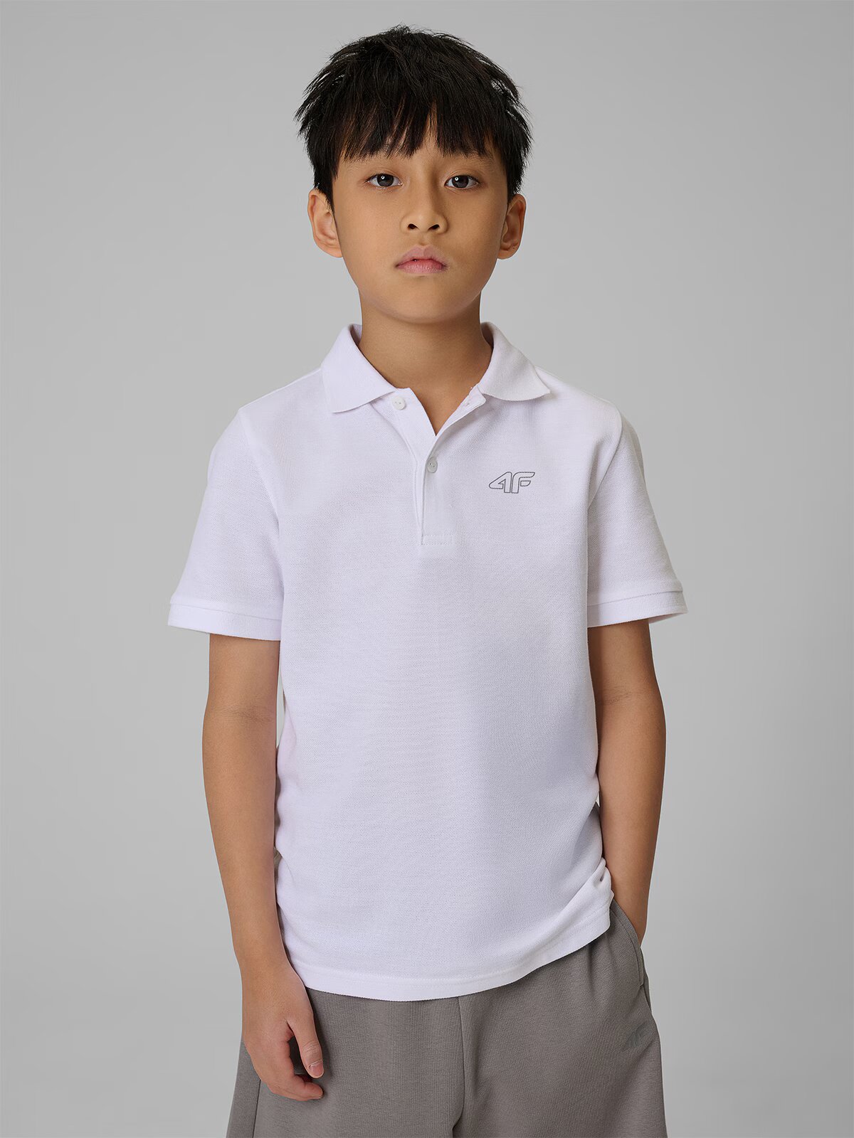 4F Tricou polo regular pentru băieți - 122