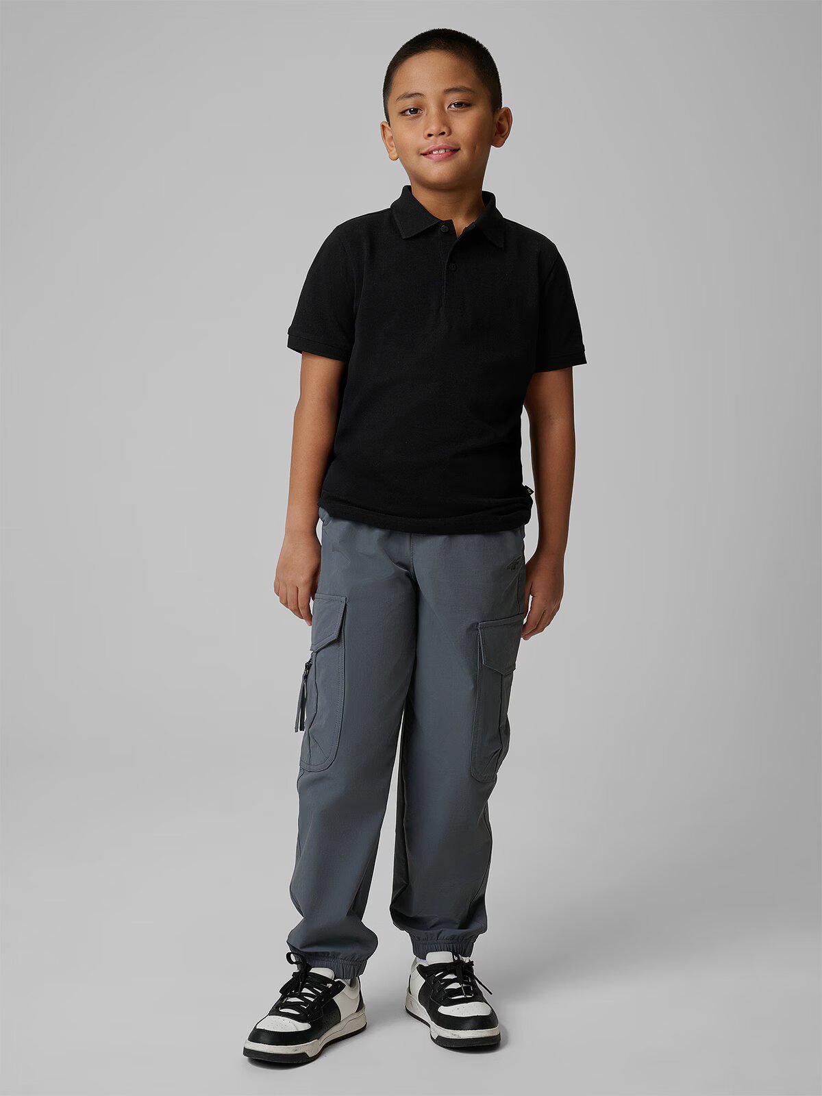 4F Tricou polo regular pentru băieți - 140